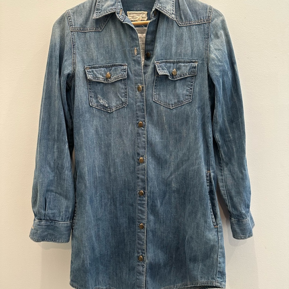 Current/Elliott Ranch Hand The Western Denim Dress